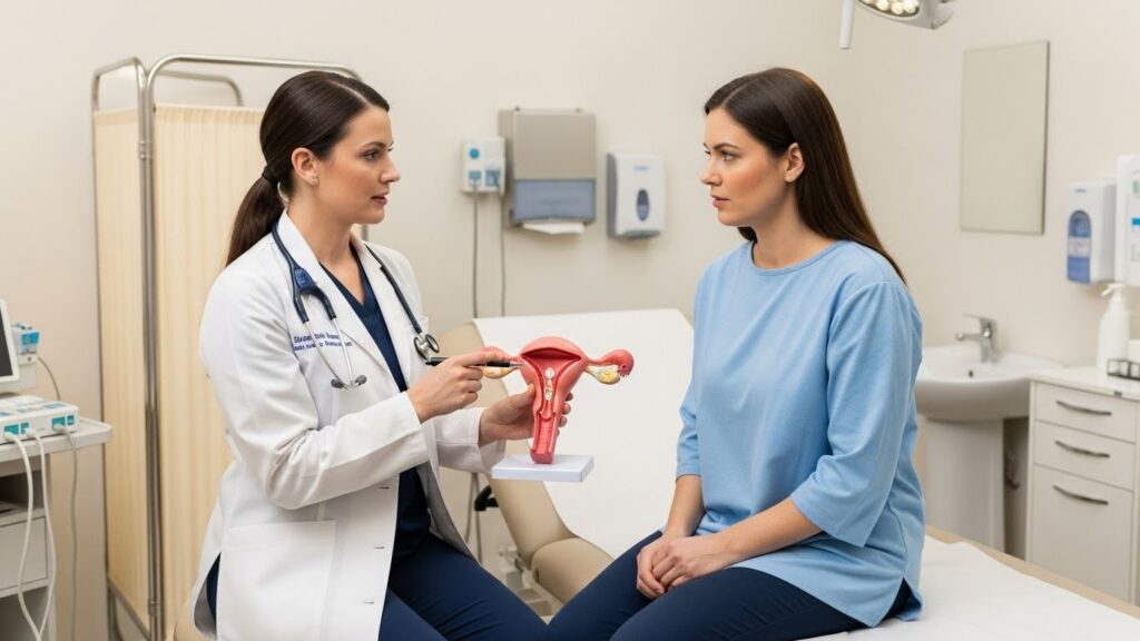 прием гинеколога