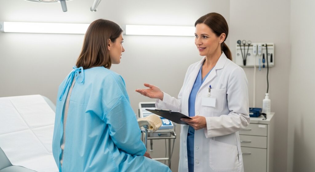 прием гинеколога