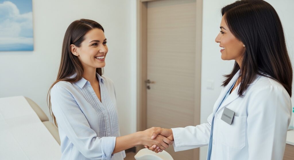 женщина и гинеколог