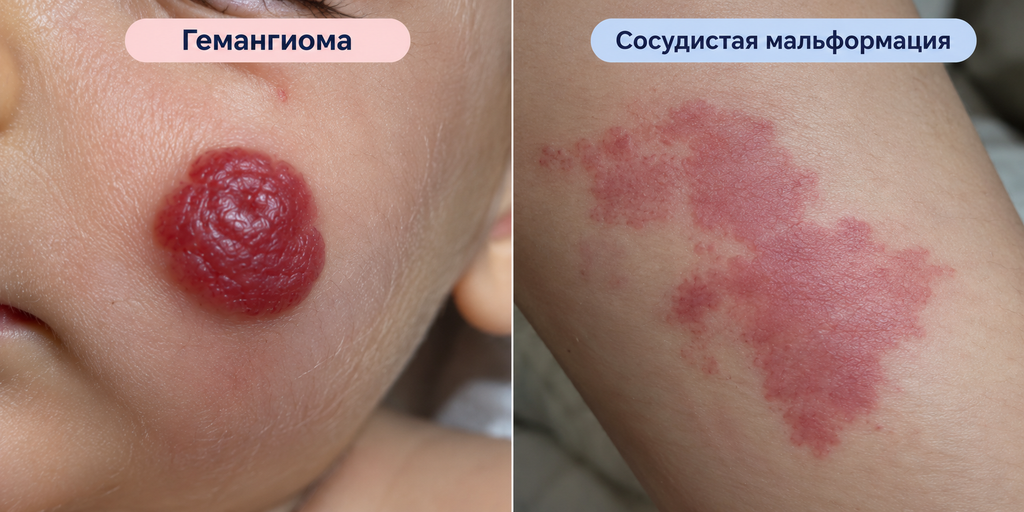 Гемангиома и сосудистая мальформация